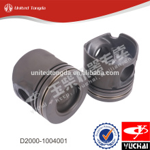 Pistón del motor original YC4D D0200-1004015A para yuchai